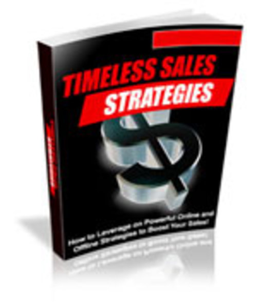 Product picture Timeless Sales Strategies